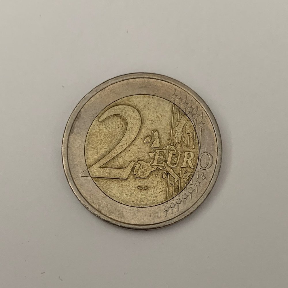 2 Euro Coin (2002) Greece - First Map / 1st Year of Minting